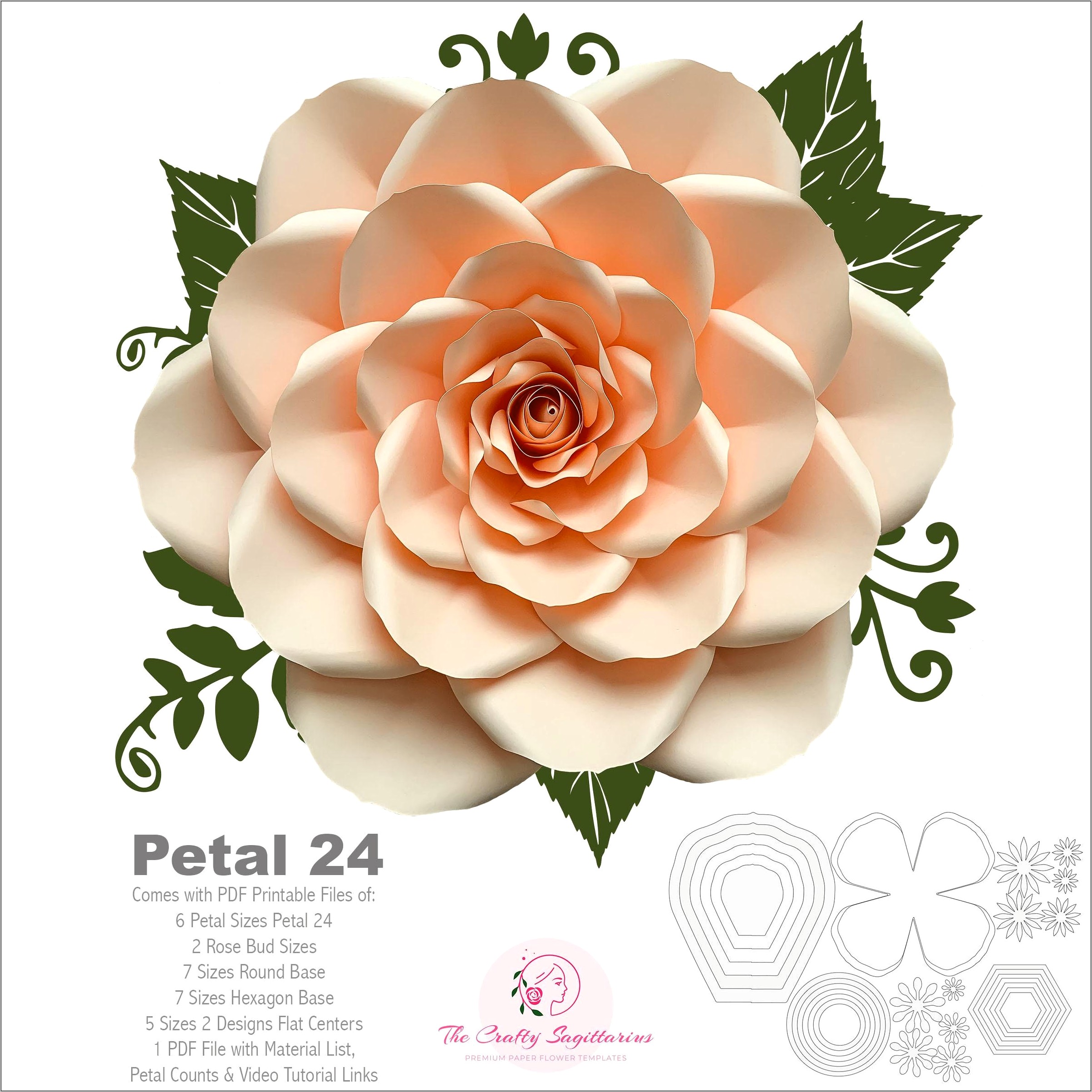 Free Giant Paper Flower Template Pdf