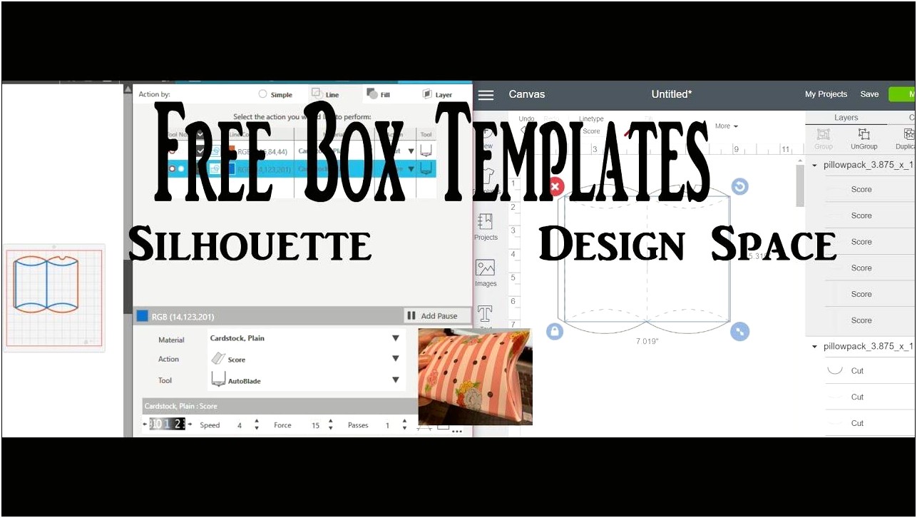 Free Gift Box Template For Cricut