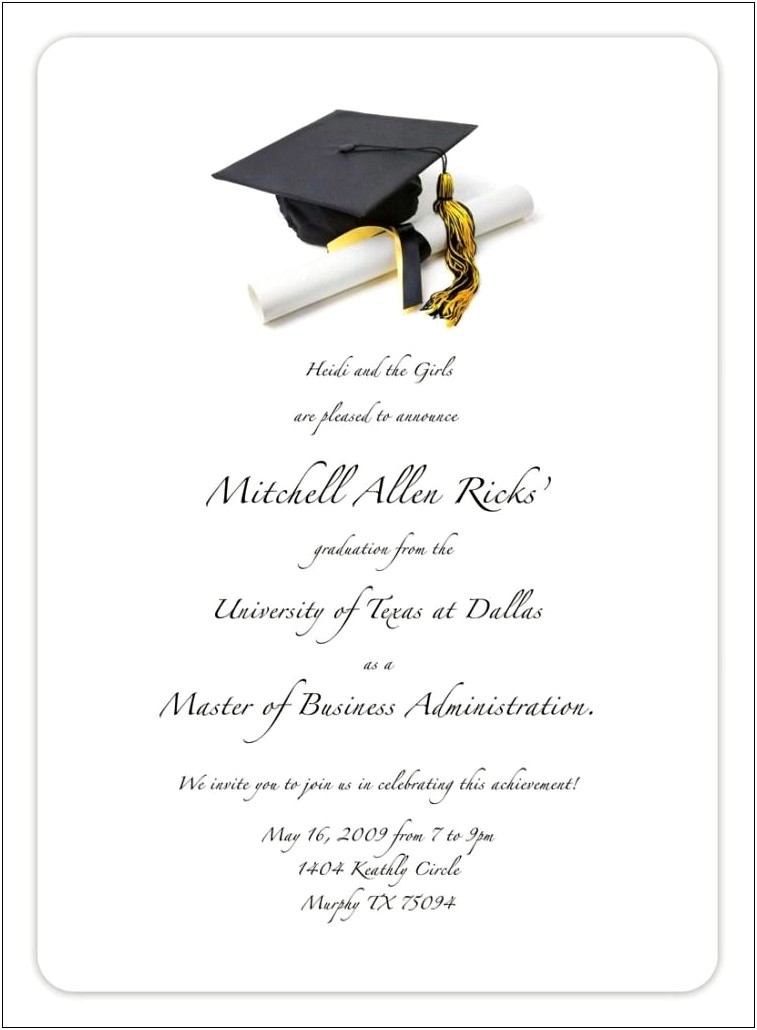 Free Graduation Save The Date Templates