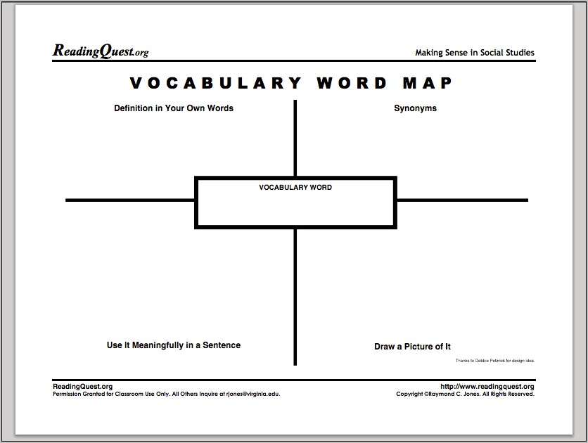 Free Graphic Organizer Templates For Word