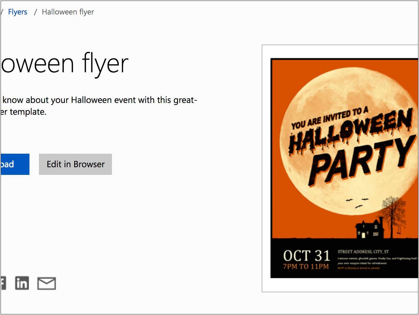 Free Halloween Invitation Templates Microsoft Word