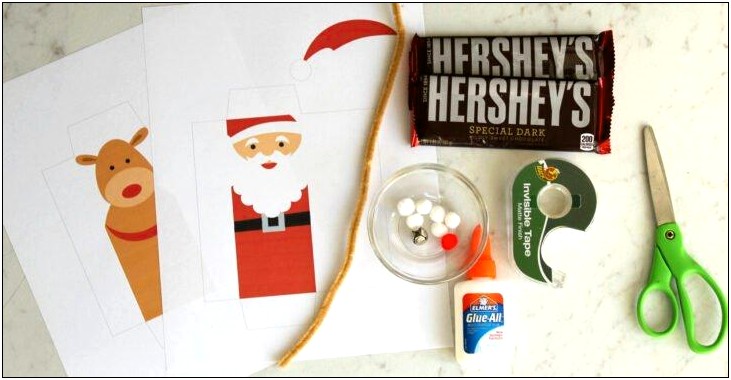 Free Holiday Candy Bar Wrapper Templates