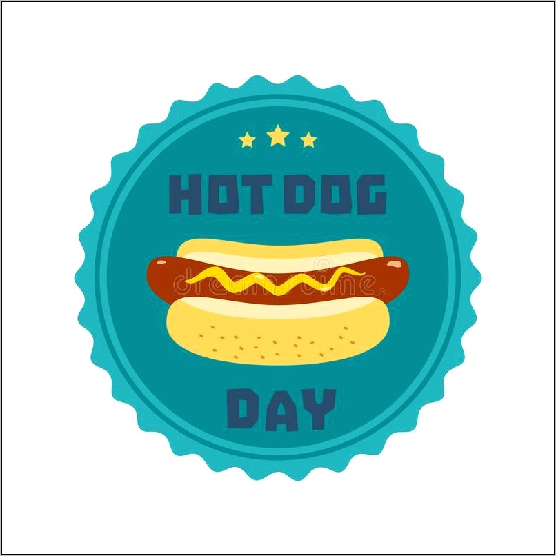 Free Hot Dog Sale Flyer Template