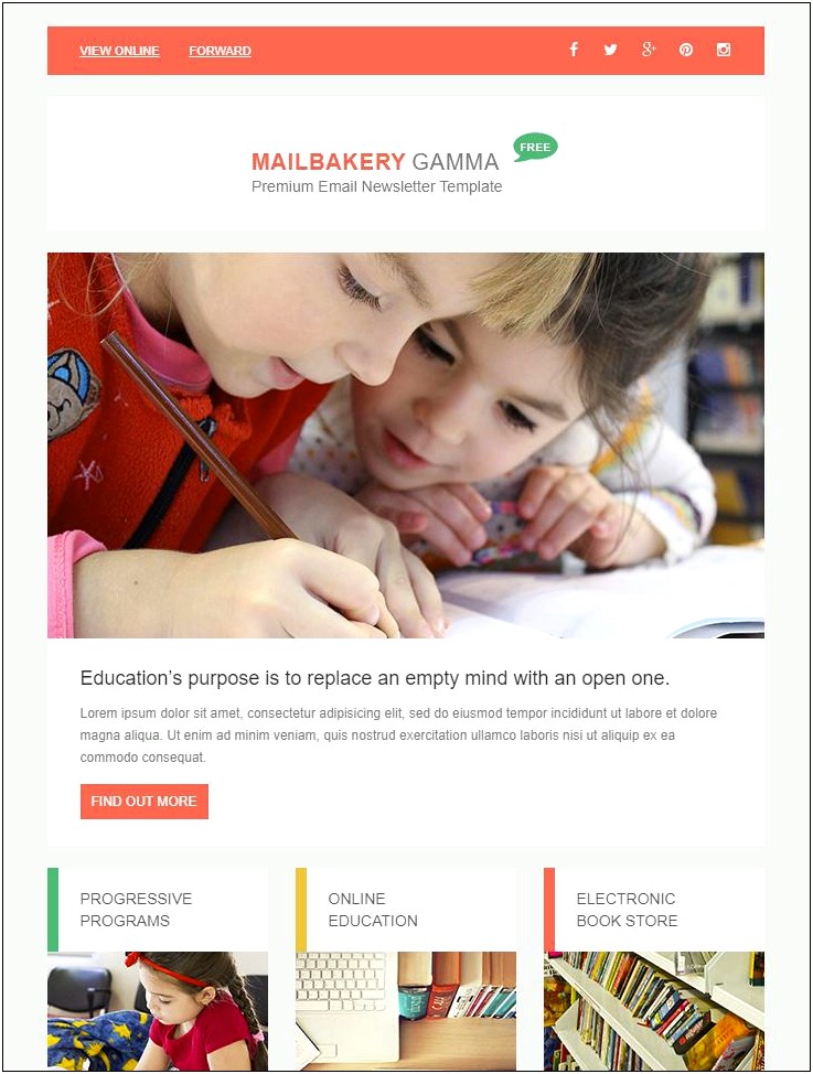 Free Html Responsive Templates For Education