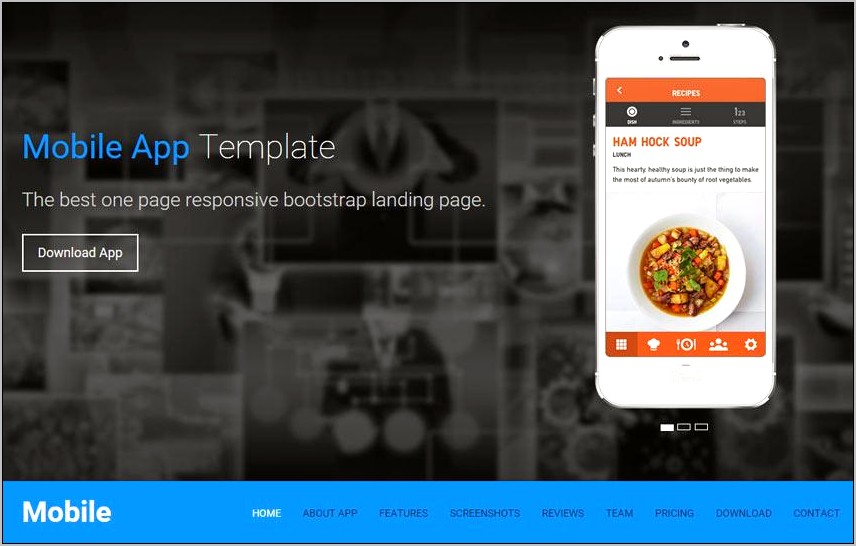 Free Html5 Css3 Landing Page Template