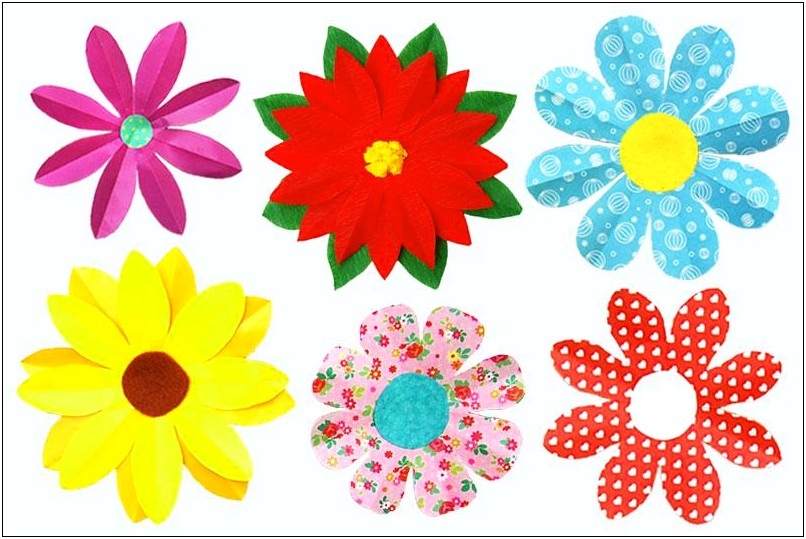 Free Large Paper Flower Template Printable