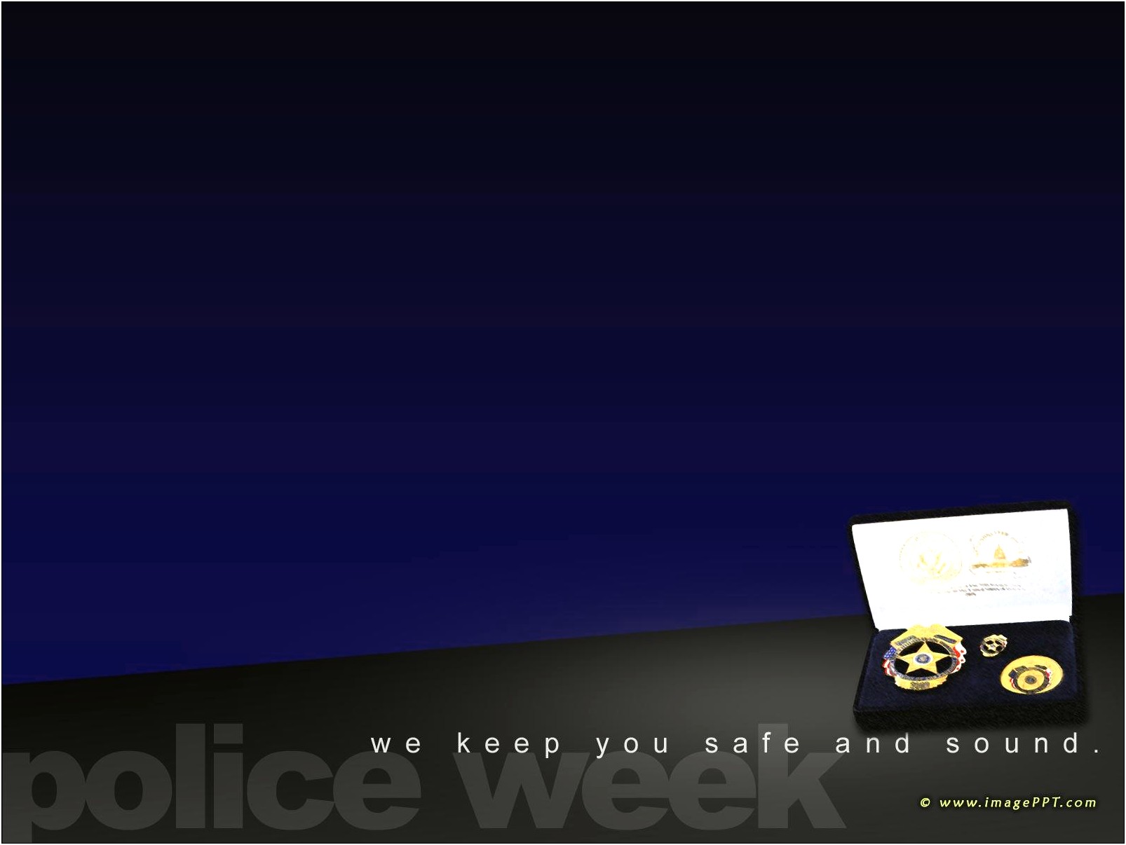 Free Law Enforcement Themed Powerpoint Templates