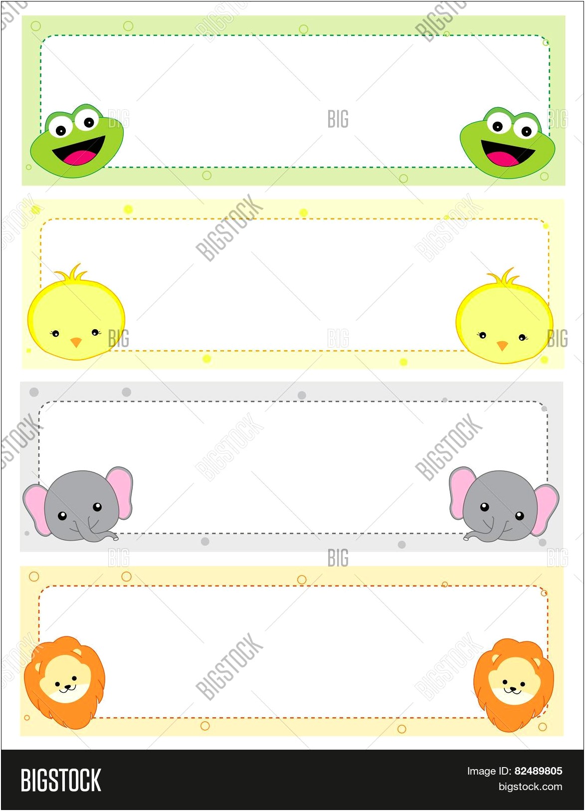 Free Name Tag Template For Kindergarten