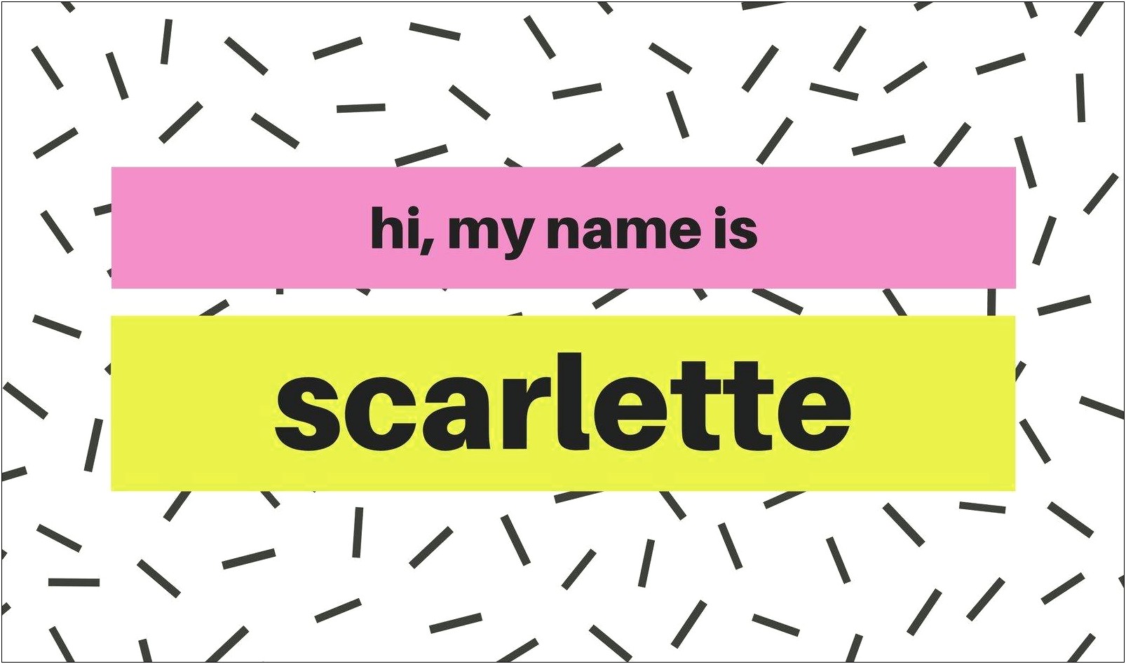Free Name Tag Template For Preschool
