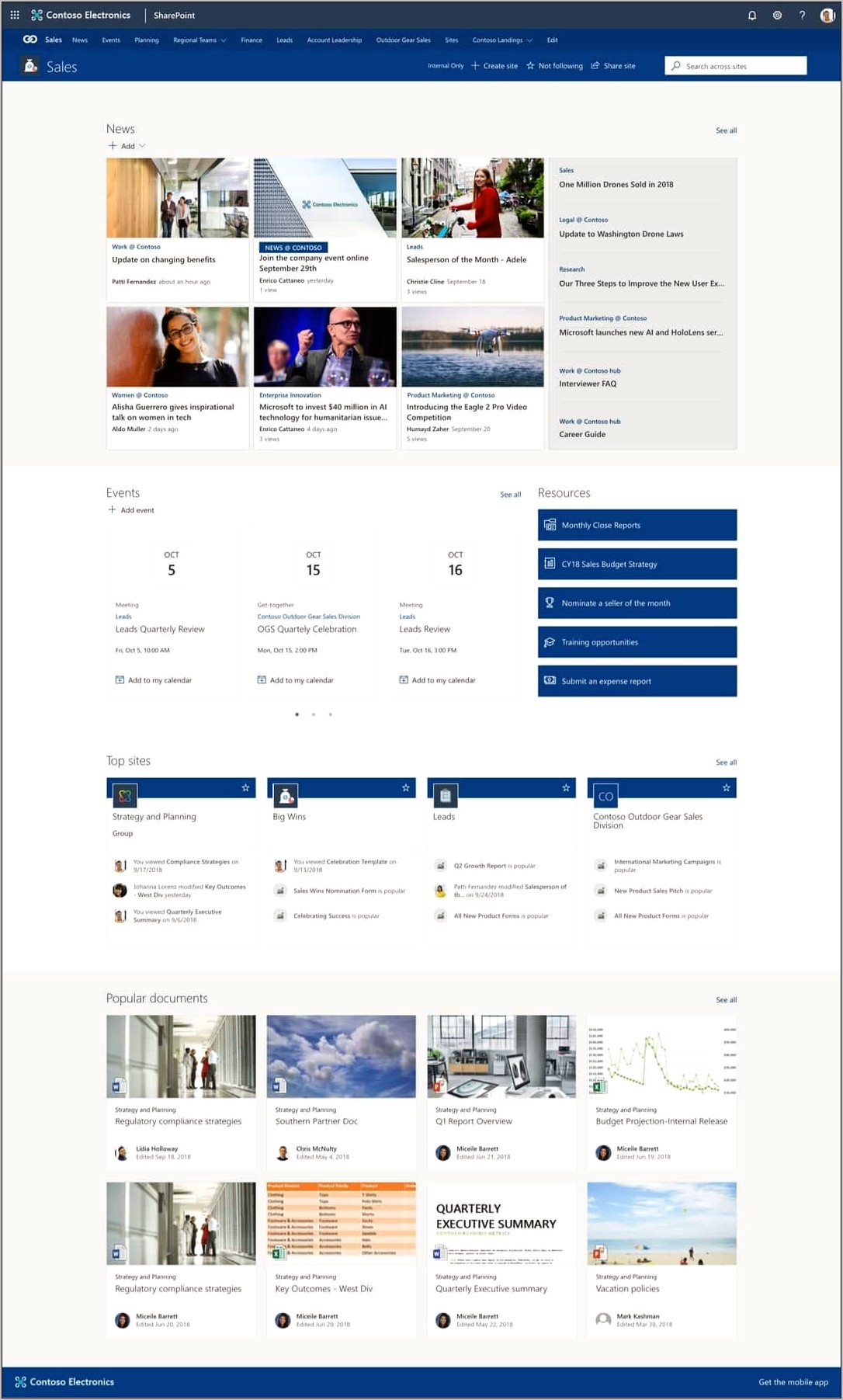 Free Office 365 Sharepoint Intranet Templates