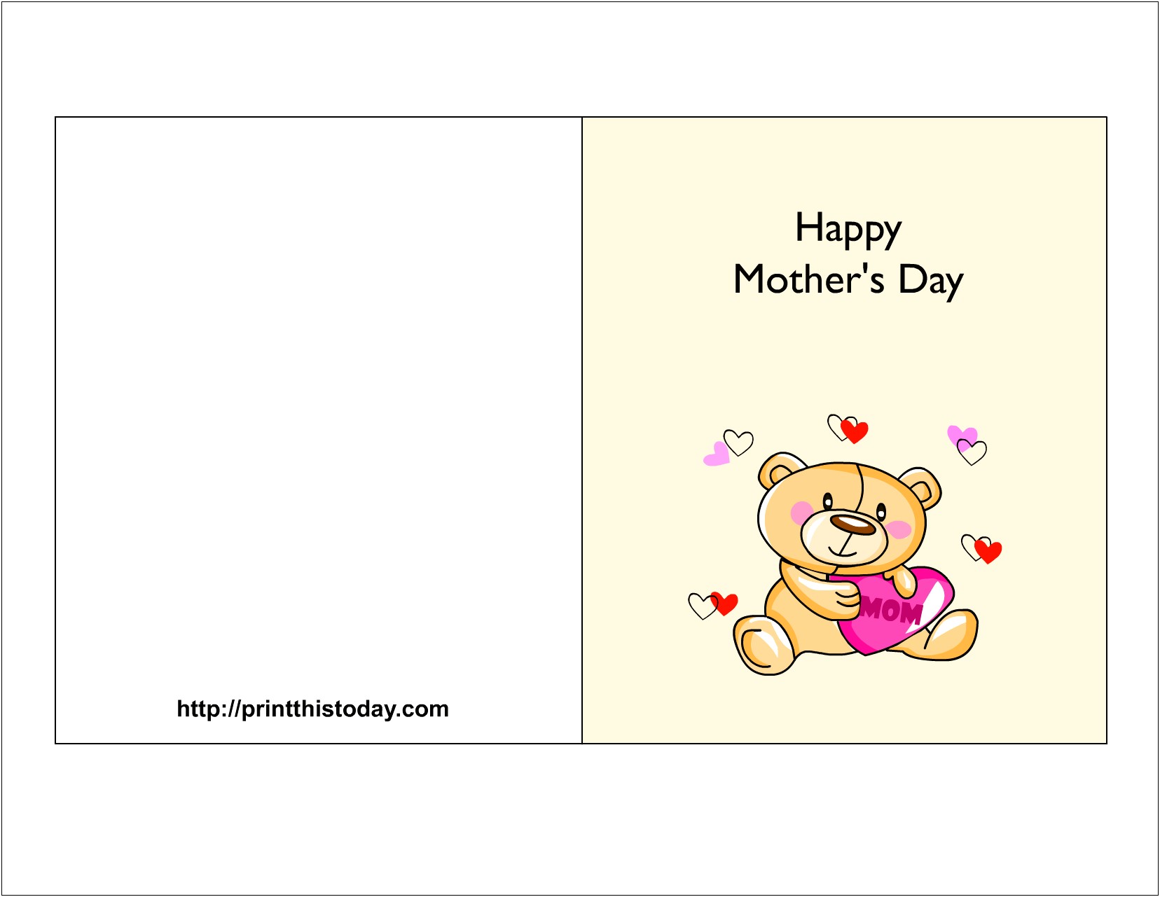 Free Online Mothers Day Card Templates