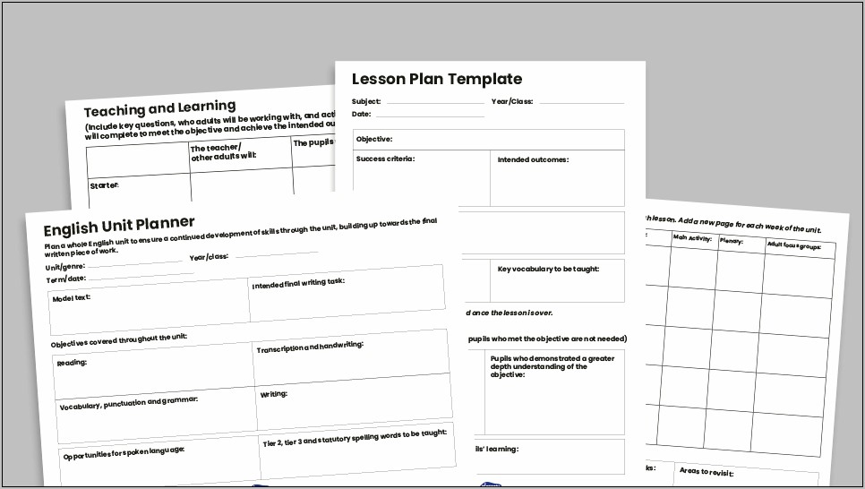 Free Online Weekly Lesson Plan Template