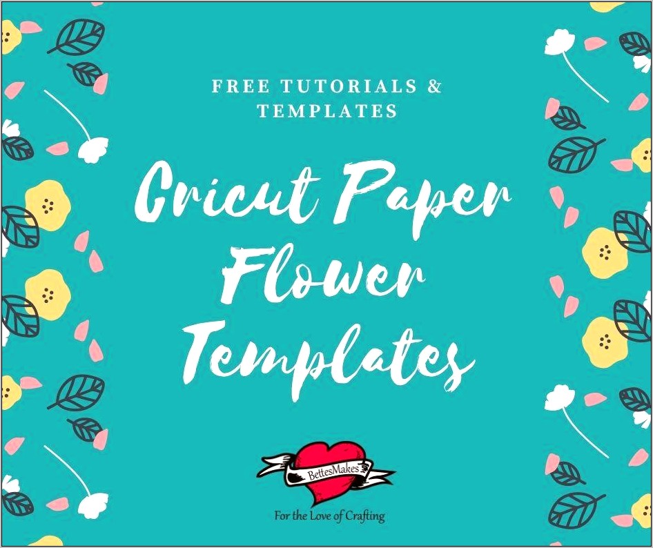 Free Paper Rose Template For Cricut