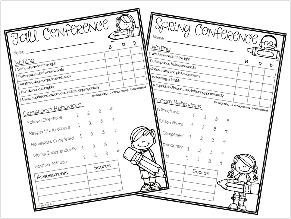 Free Parent Teacher Conference Schedule Template