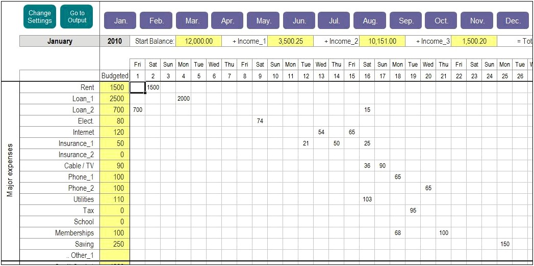 Free Personal Expense Tracker Excel Template