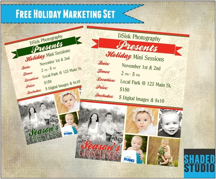 Free Photography Marketing Templates For Photoshop