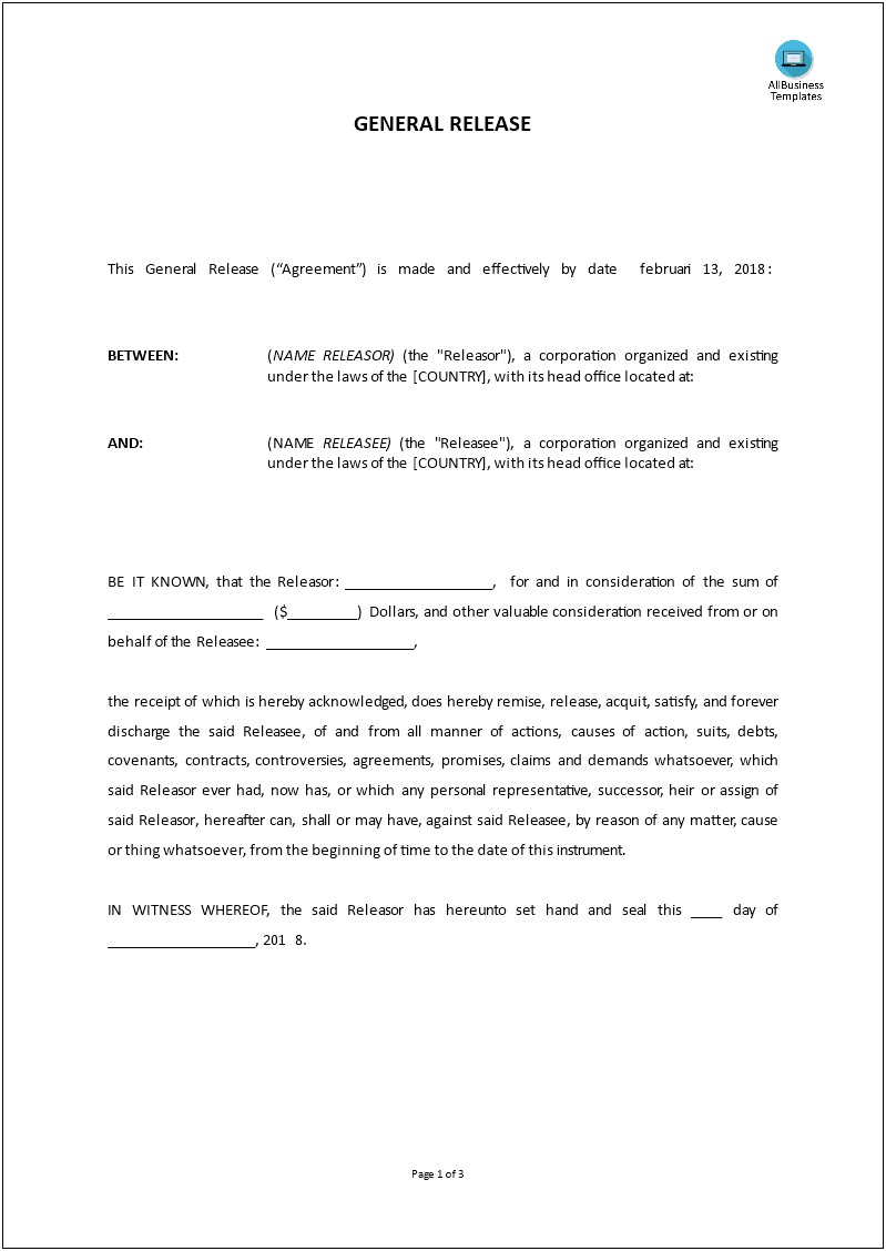 Free Power Of Attorney Template Word