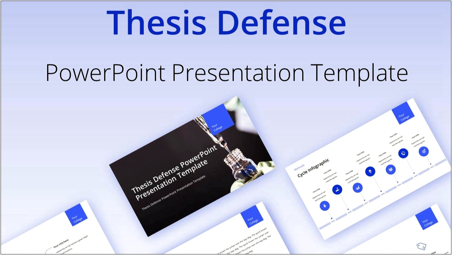 Free Powerpoint Templates For Phd Presentation