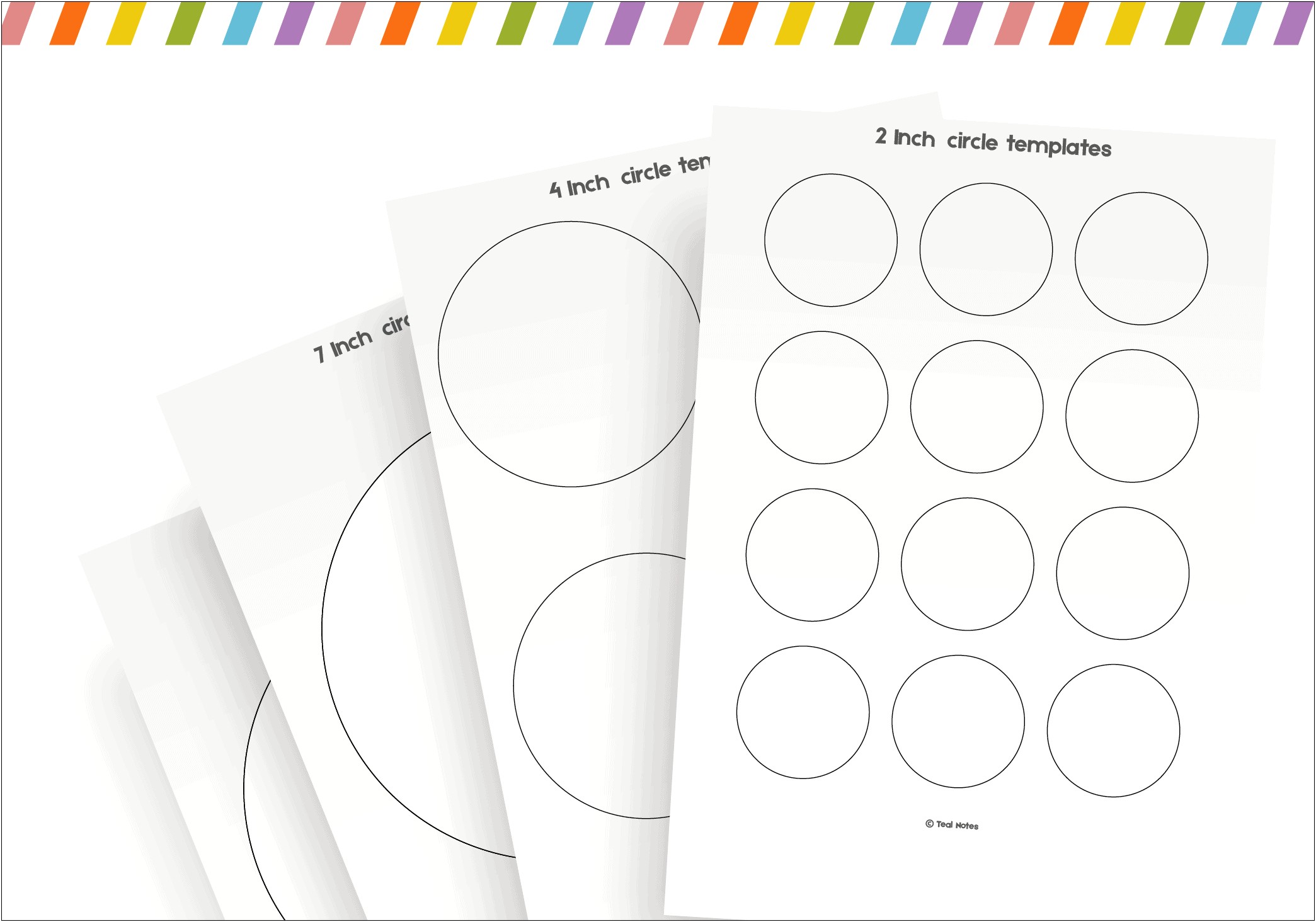 Free Printable 1 Inch Circle Template