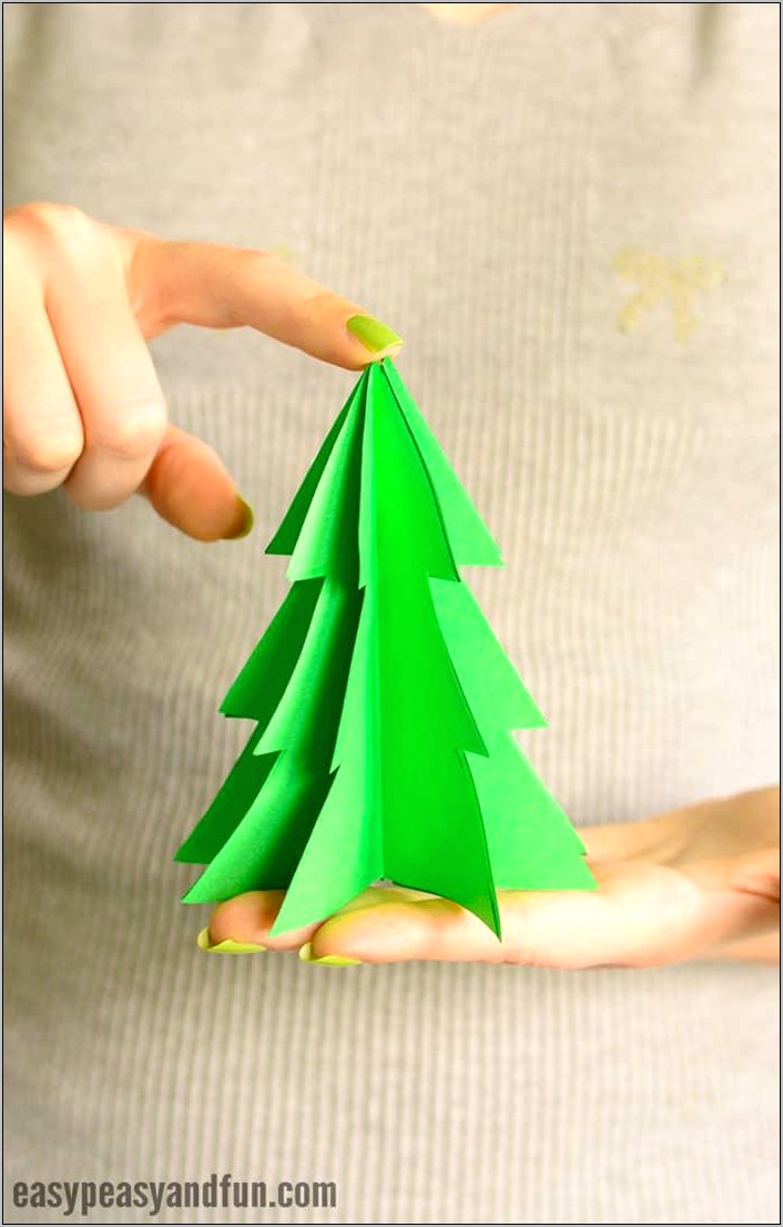 Free Printable 3d Christmas Tree Template