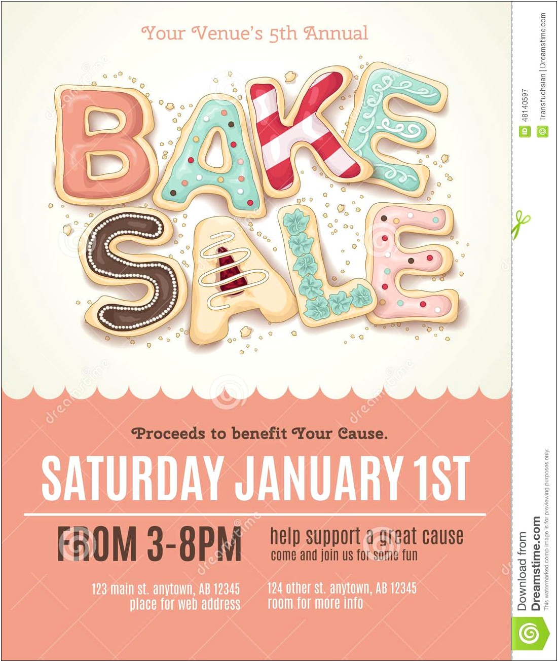 Free Printable Bake Sale Flyer Templates