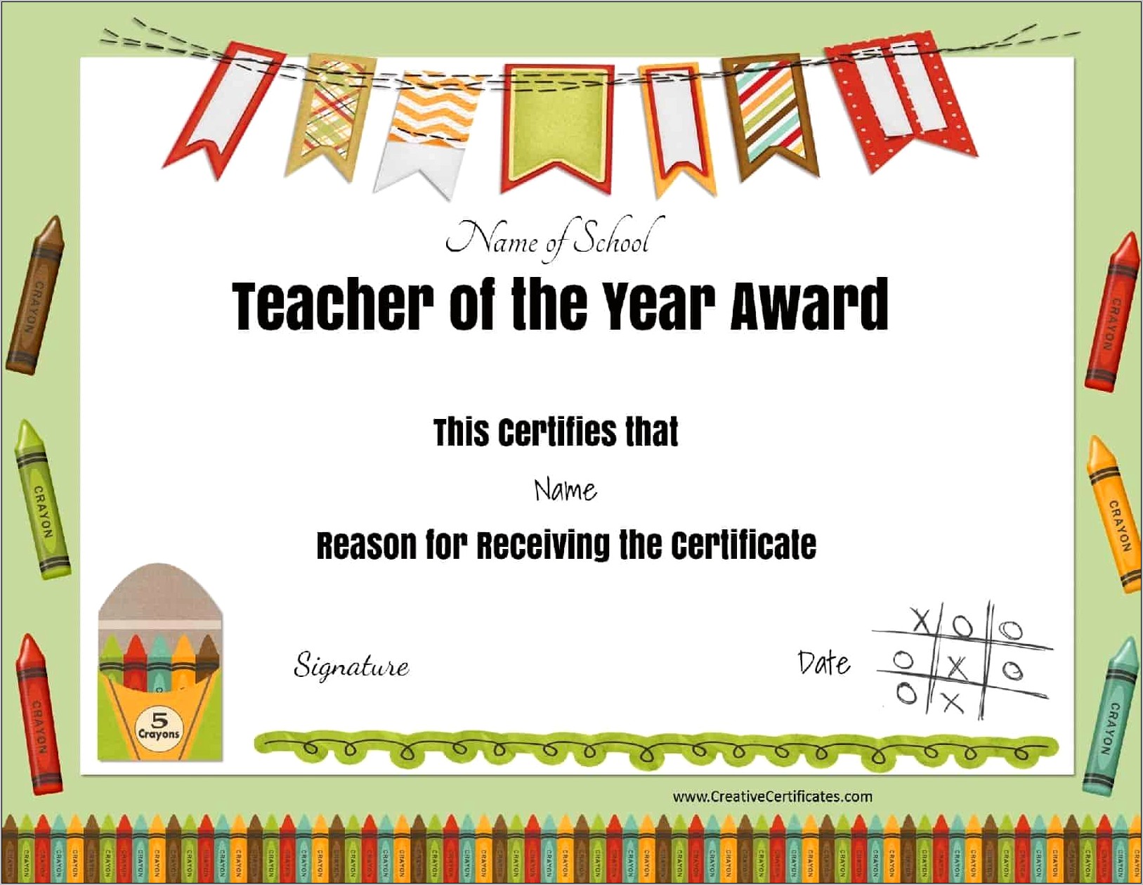 Free Printable Certificate Templates For Teachers