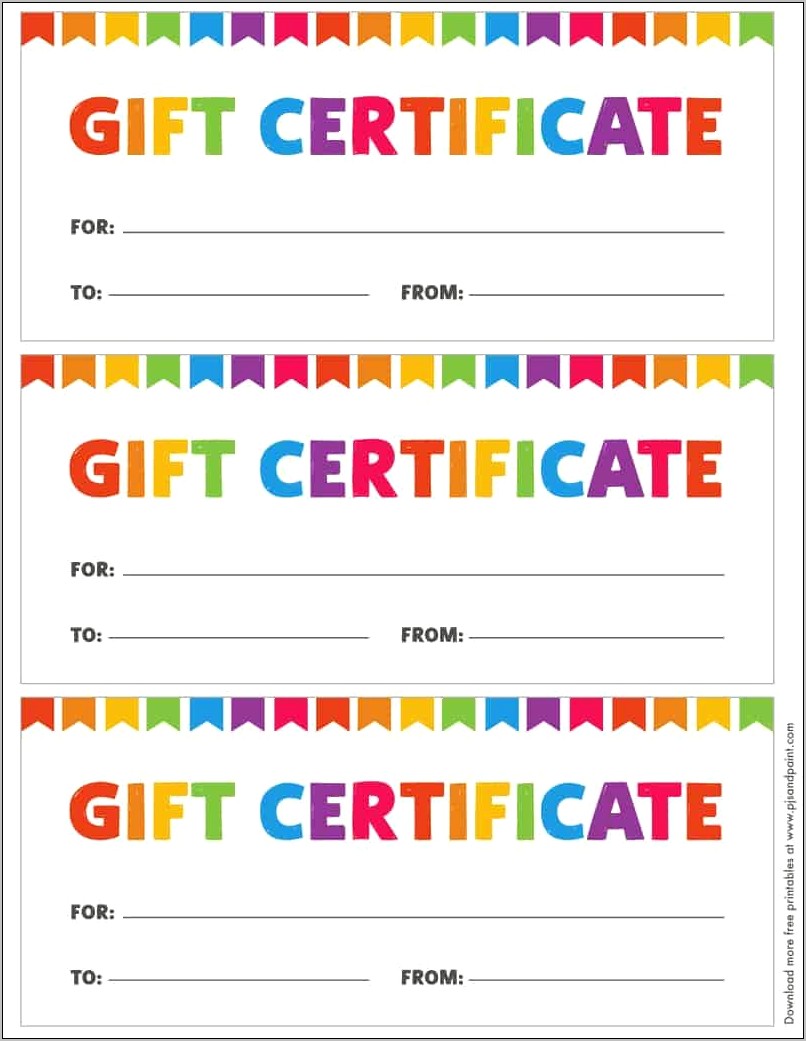 Free Printable Children's Certificates Templates