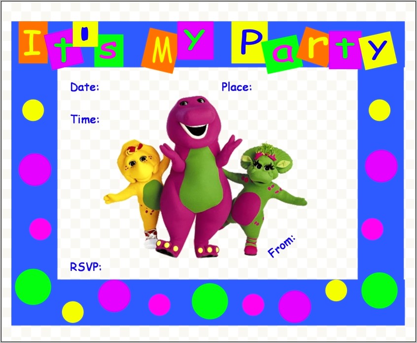 Free Printable Dinosaur Birthday Invitation Templates