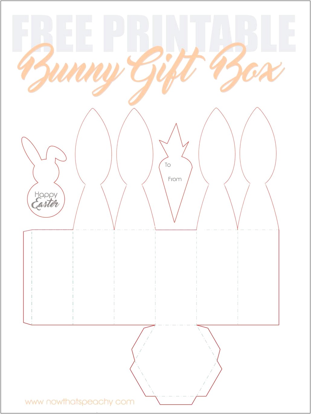 Free Printable Easter Bunny Ears Template