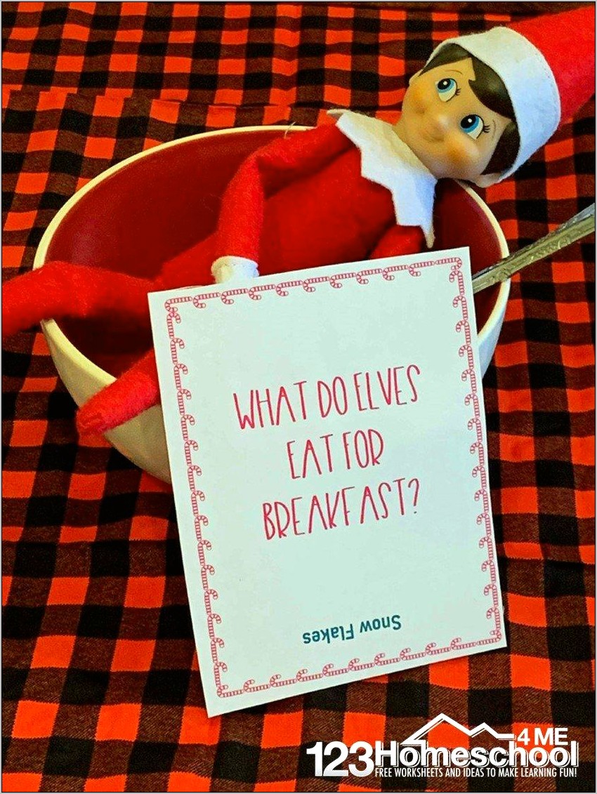 Free Printable Elf Template For Photo