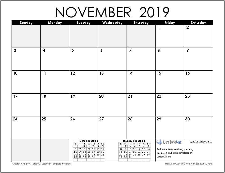 Free Printable February 2019 Calendar Template