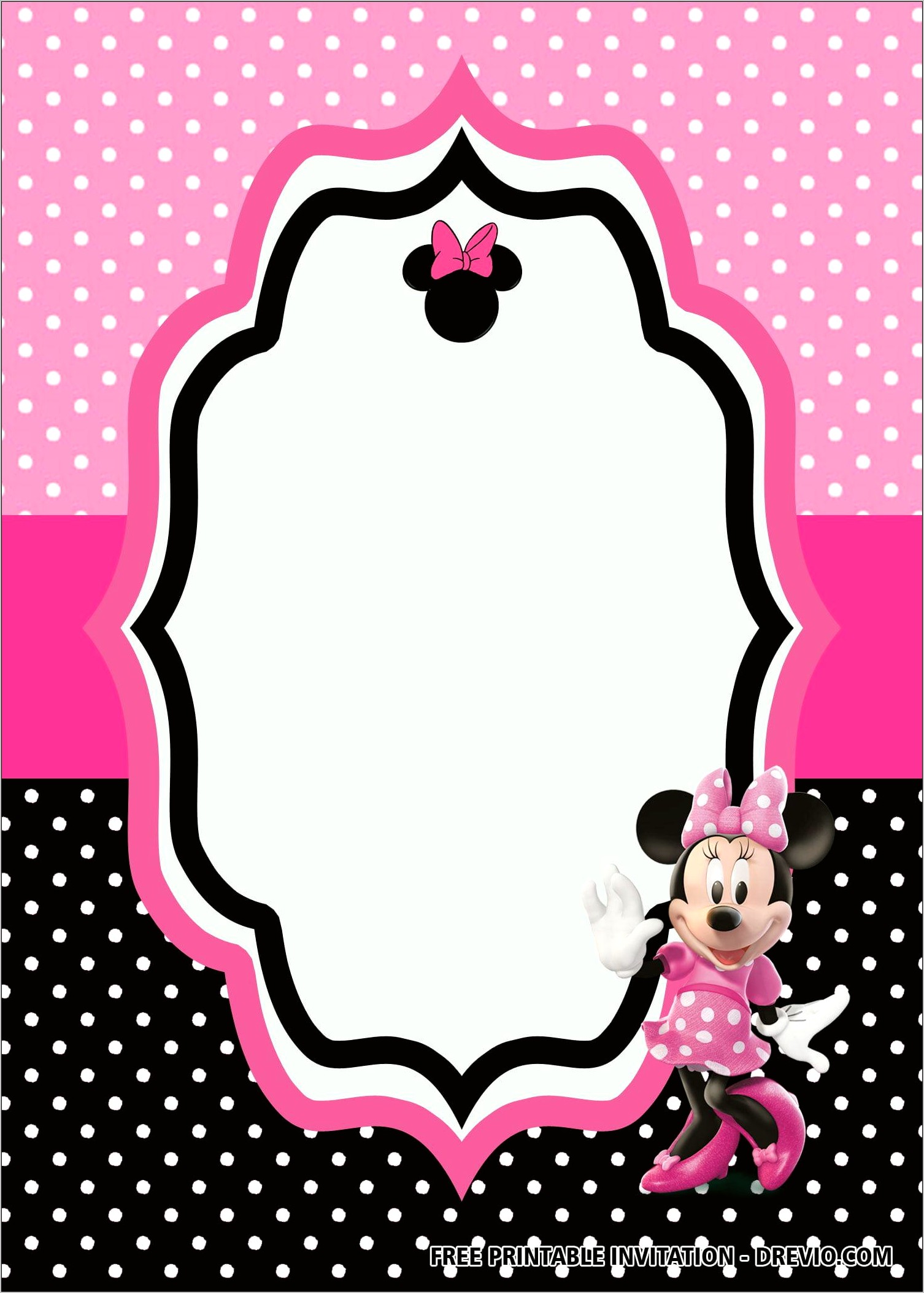 Free Printable Mickey Mouse Invitation Template