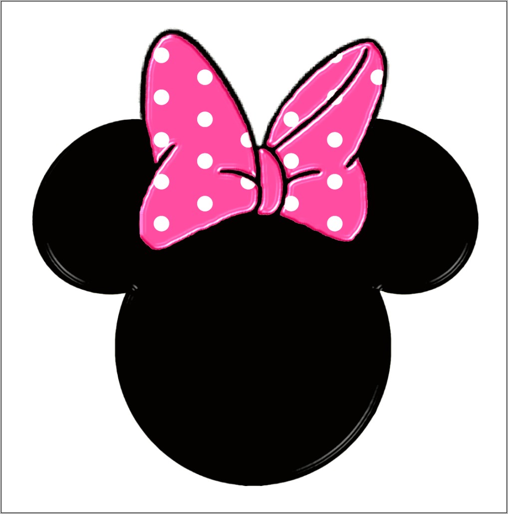 Free Printable Minnie Mouse Bow Template