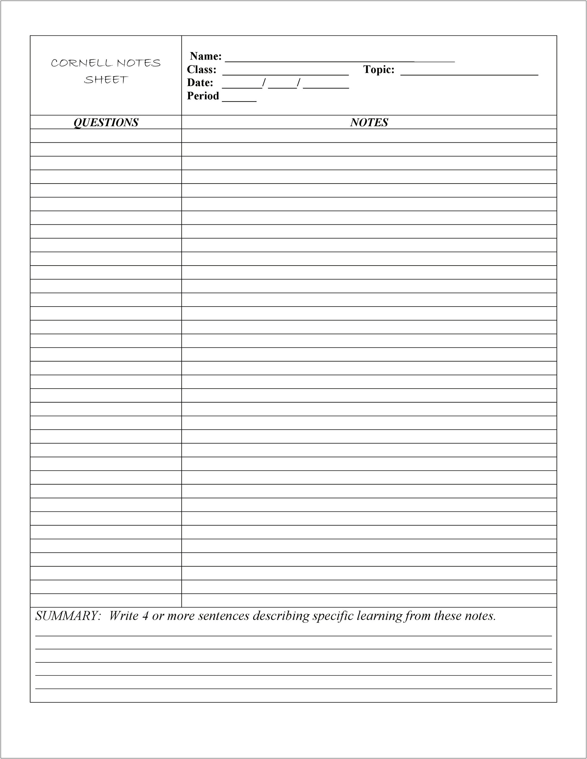 free-printable-note-taking-templates-pdf-resume-example-gallery