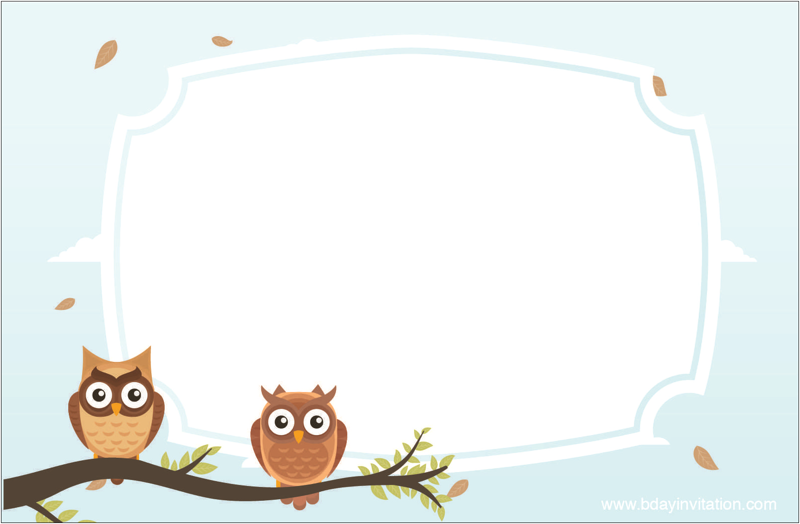Free Printable Owl Birthday Invitation Templates