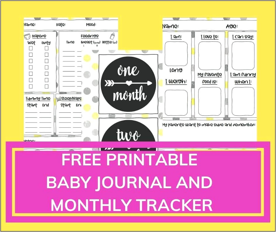Free Printable Pregnancy Pregnancy Journal Template
