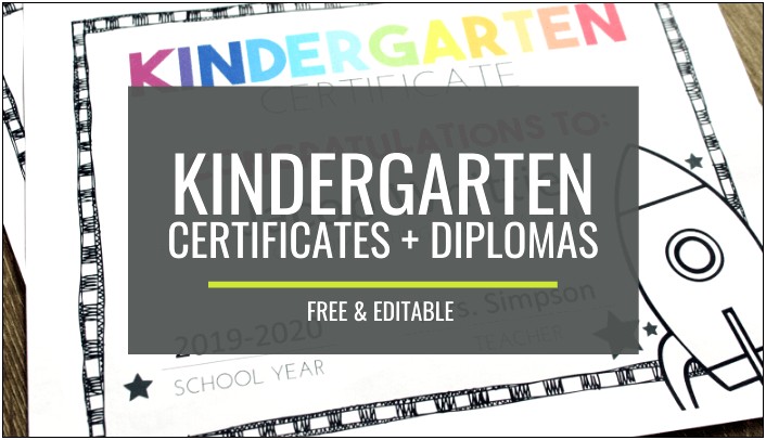 Free Printable Preschool Graduation Program Templates