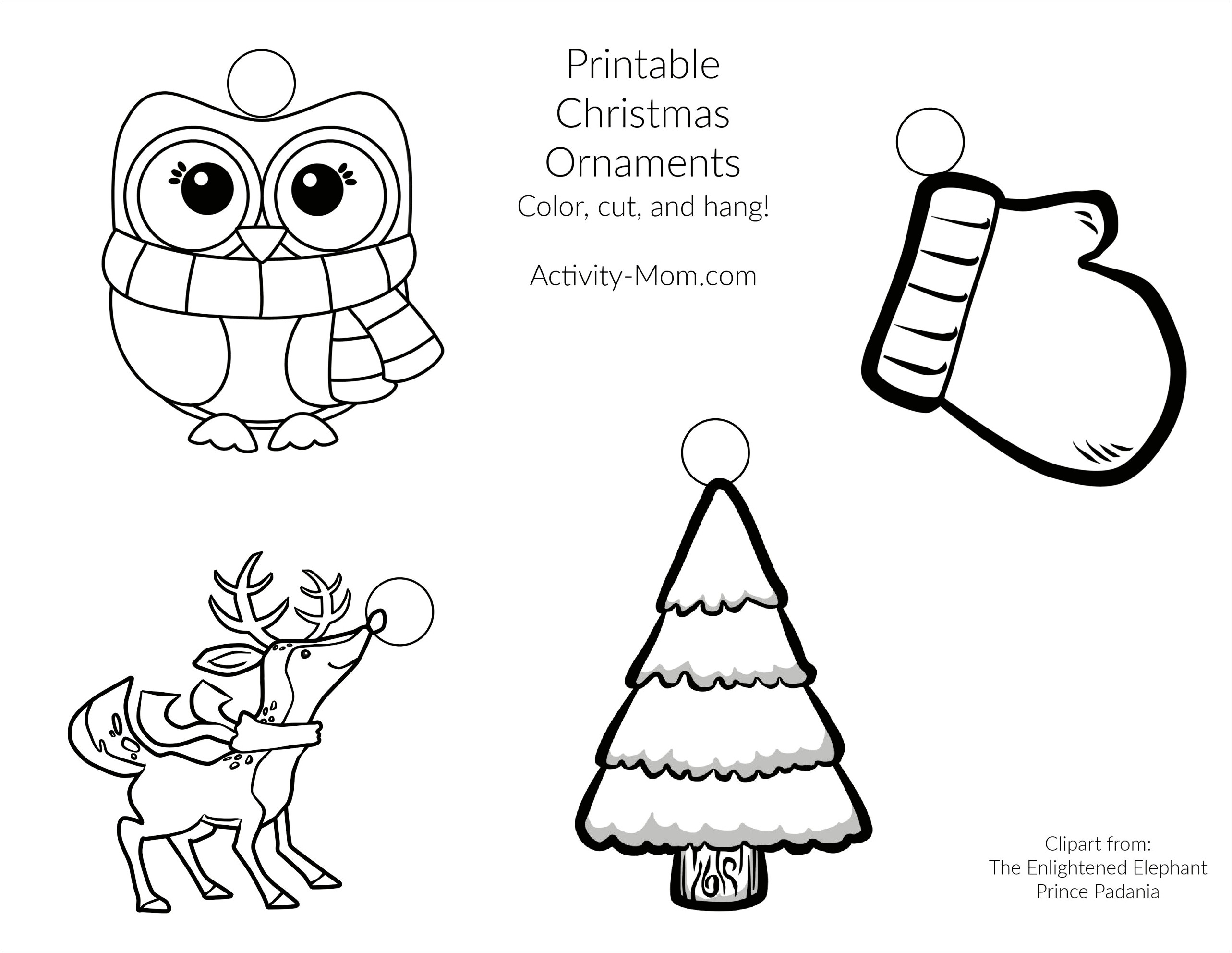 Free Printable Templates For Christmas Ornaments