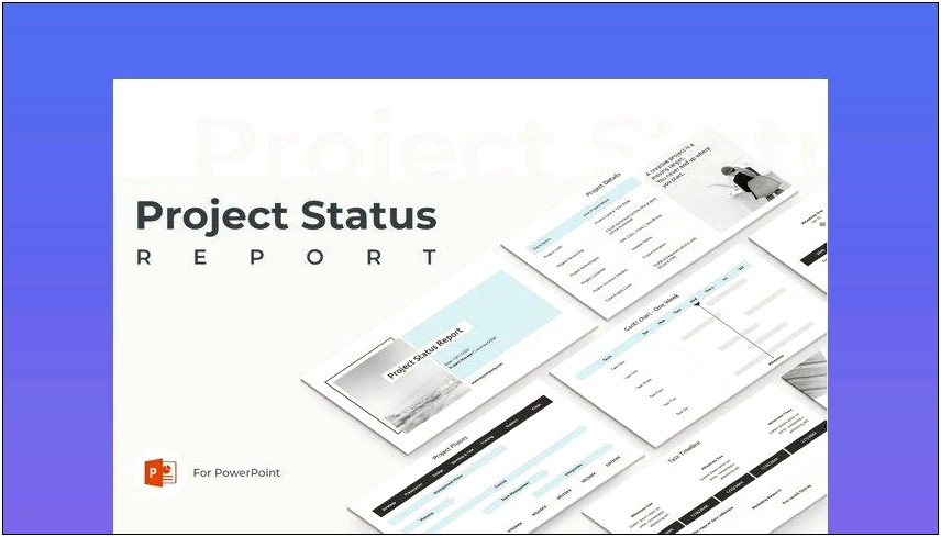 Free Project Status Report Template Ppt
