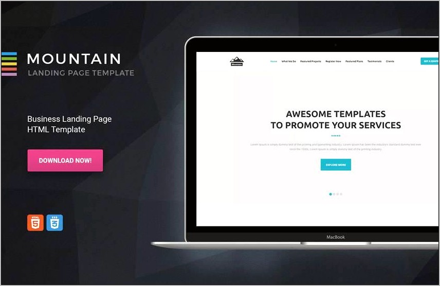 Free Psd Landing Page Templates Download