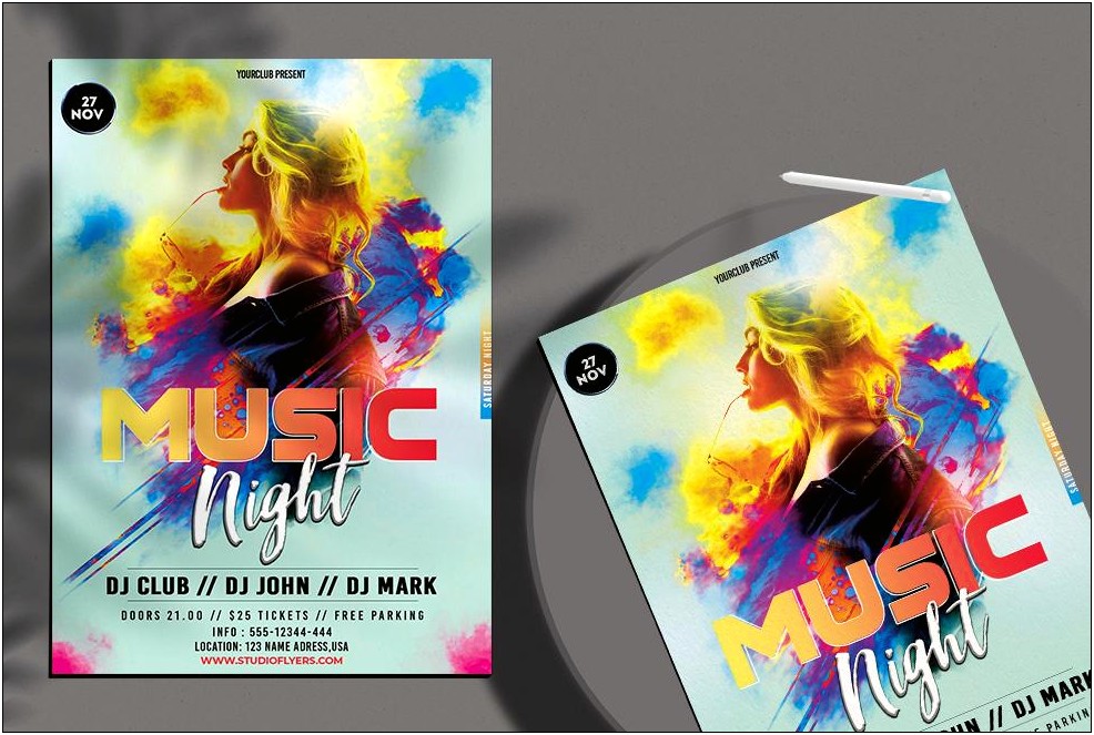 Free Psd Music Flyer Templates Download