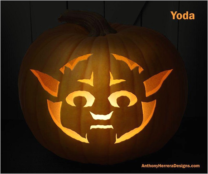 Free Pumpkin Carving Templates Star Wars