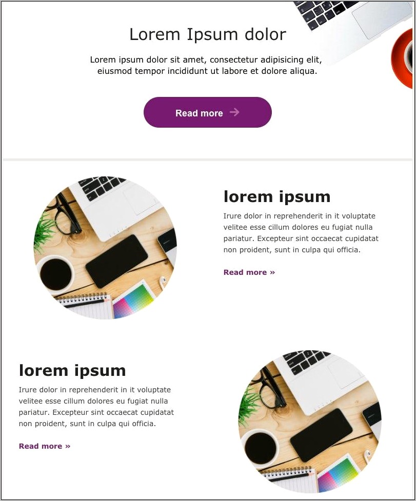 Free Responsive Html Email Templates Download