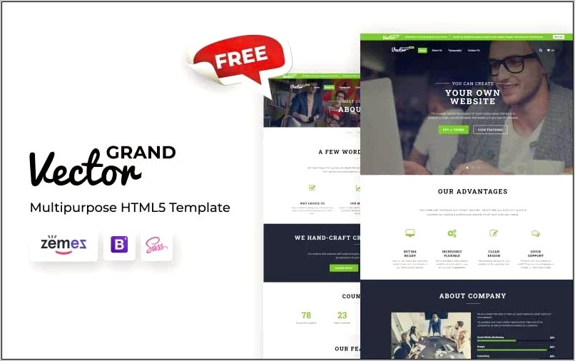 Free Responsive Html5 Templates With Slider