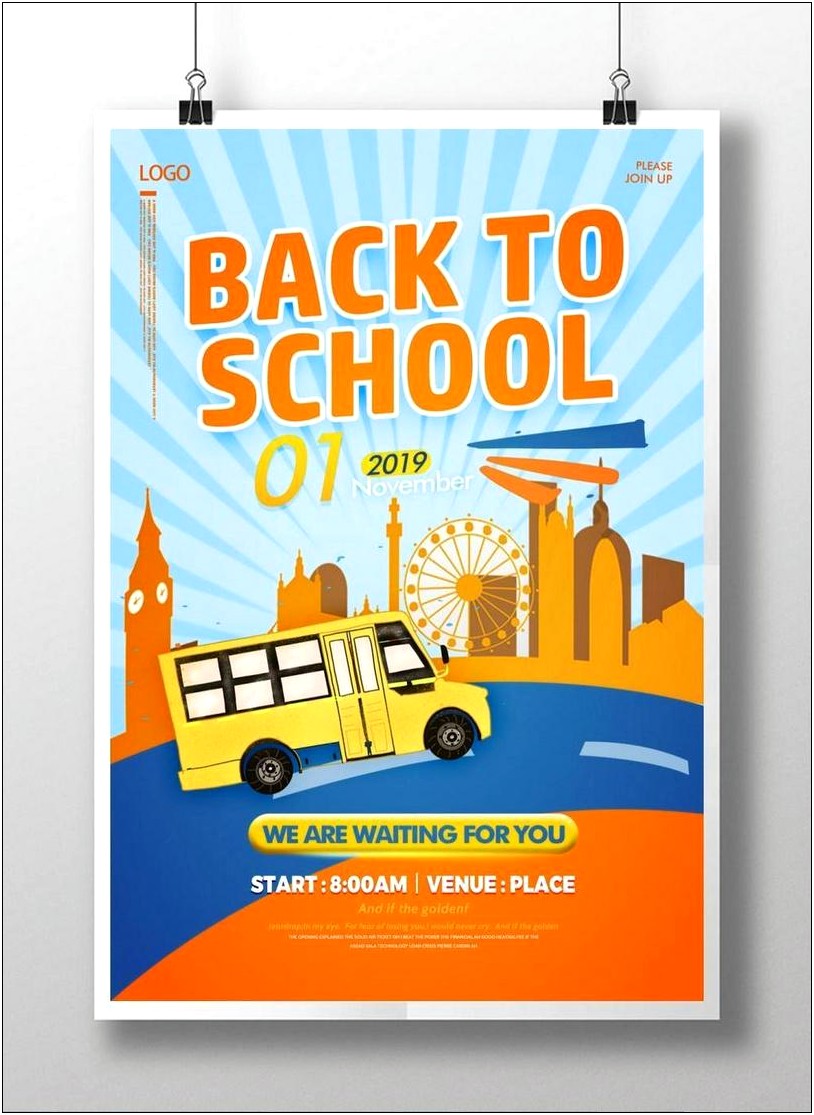 Free School Picture Day Flyer Template