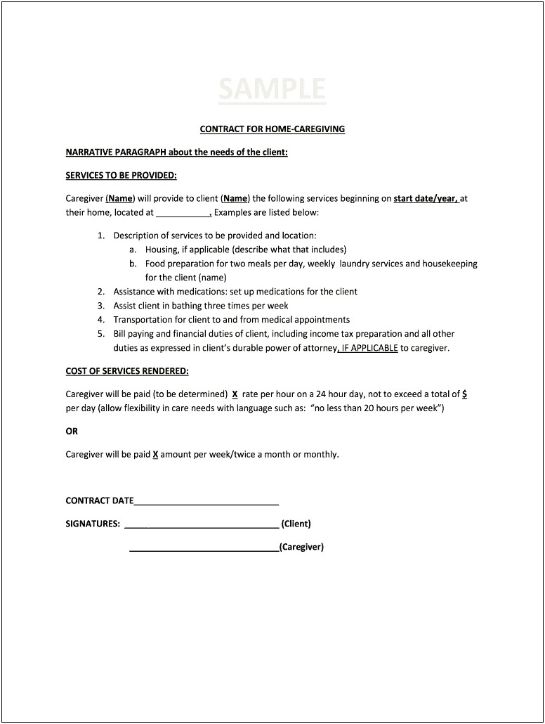 Free Service Agreement Template South Africa