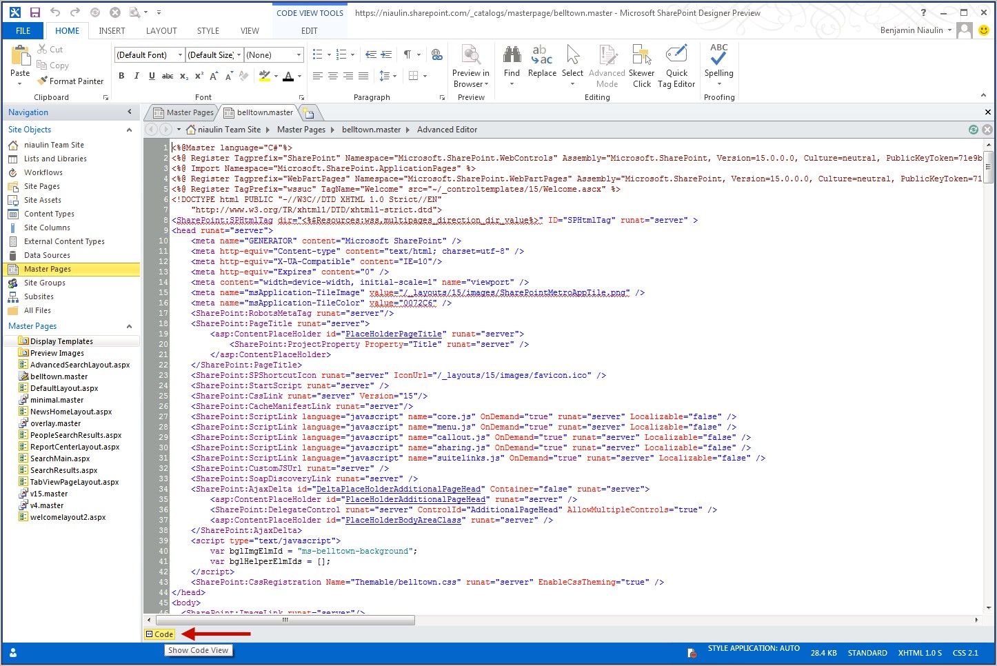 Free Sharepoint 2013 Master Page Templates