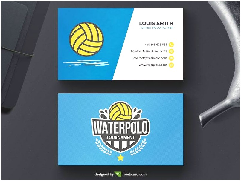 Free Sports Themed Business Card Templates