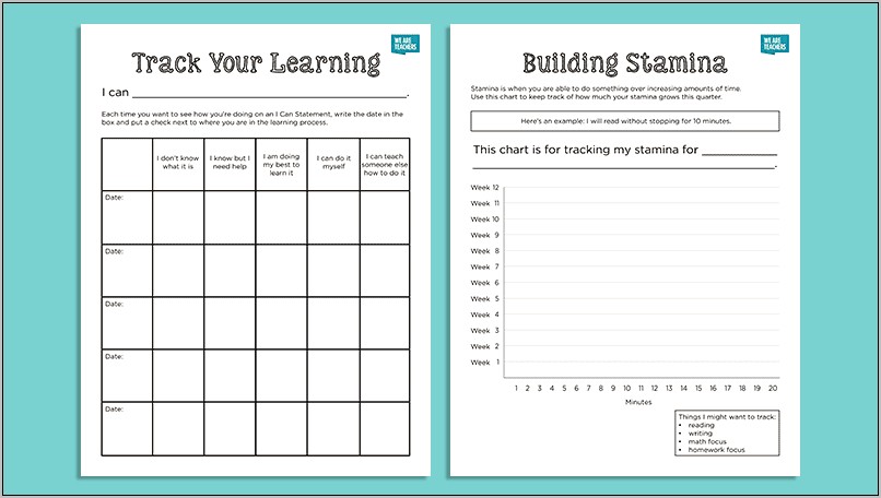 Free Student Data Tracking Sheet Template