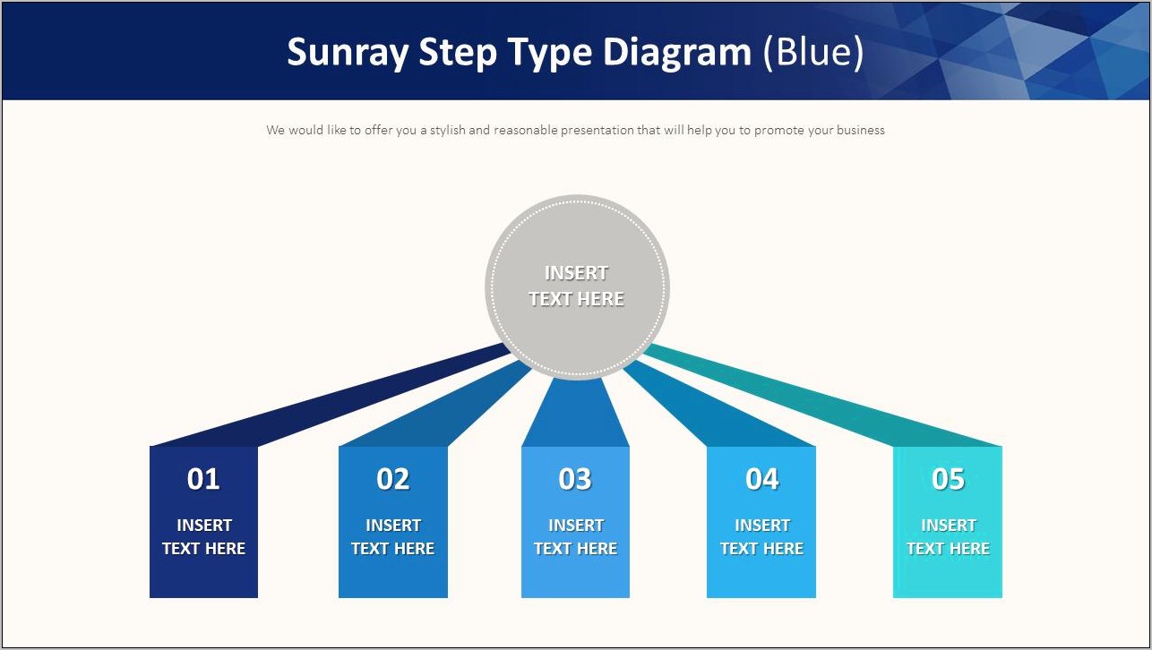 Free Sun Ray Diagram Template Powerpoint